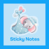 teddy sticky note