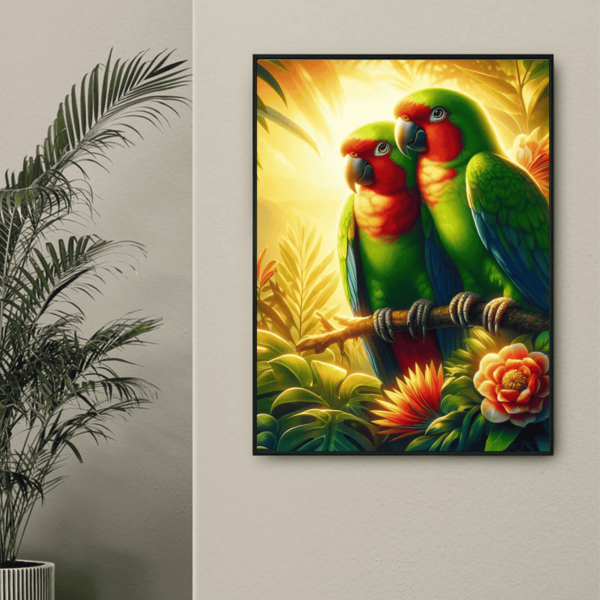 parrot wall art