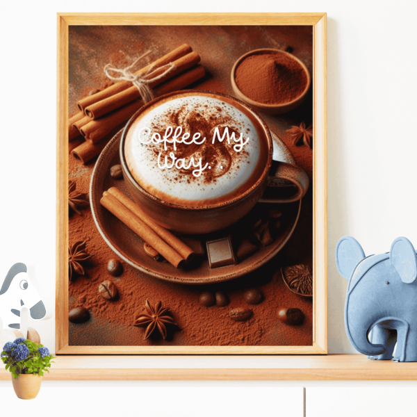 coffee lovers digital printable wall art