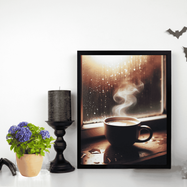 Espresso steamed coffee wall art