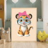 funny cat poster wall art digital download for kids