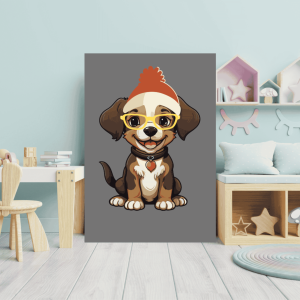 funny dog kids poster , wall art