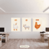 Kids’ Domestic Animals Learning Poster – Friendly & Fun