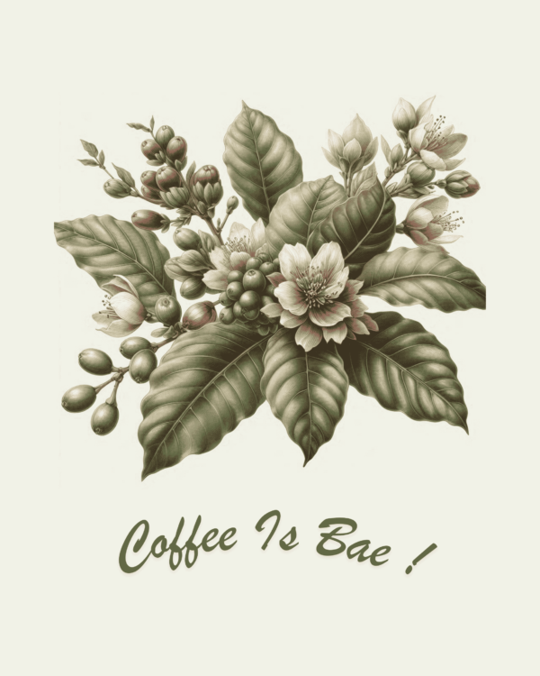 coffee typographic wall art